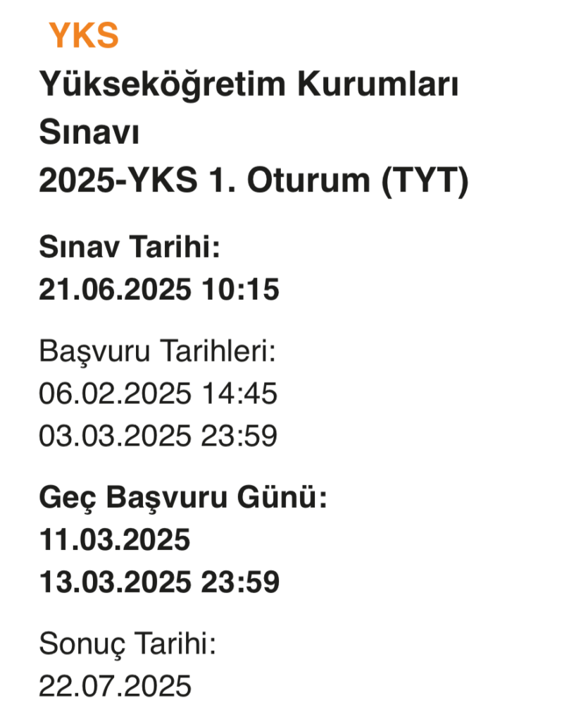 tytye kaç gün kaldı
